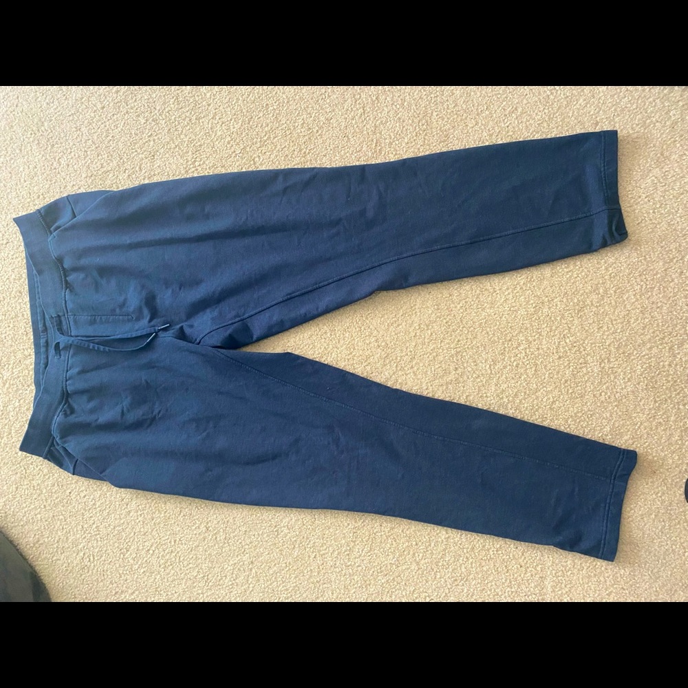 Mens Lululemon City sweatpants 31inch. Navy blue size xxl